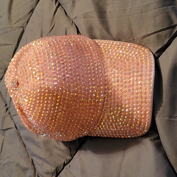 Rhinestone PINK Baseball Cap - Picture 1 of 4